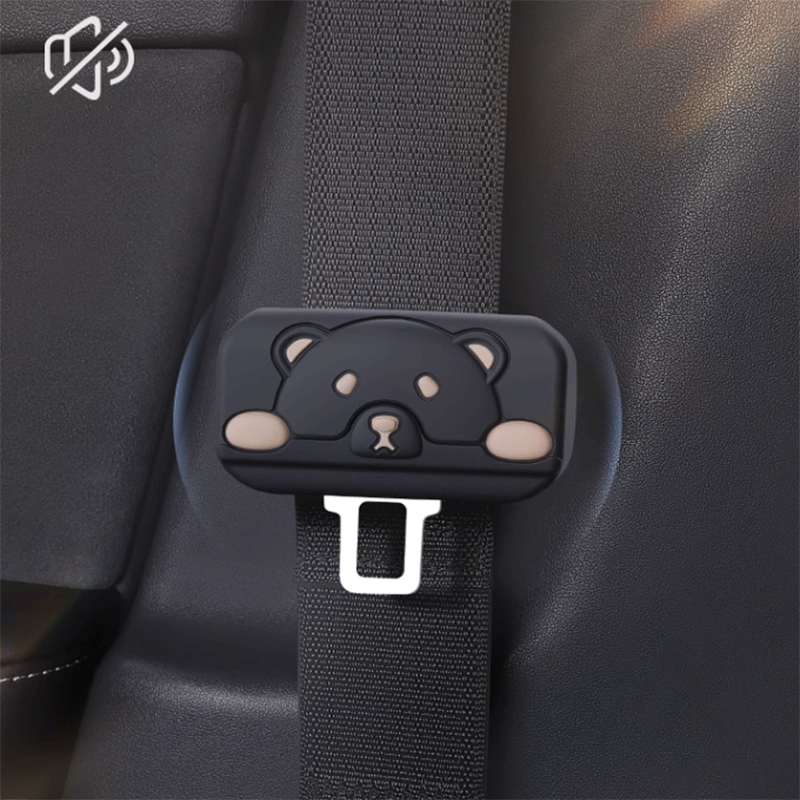 Tesla Model 3/Y Seat Belt Buckle Cover Set of 5, Silicone Anti-Scratch Anti-Rattle