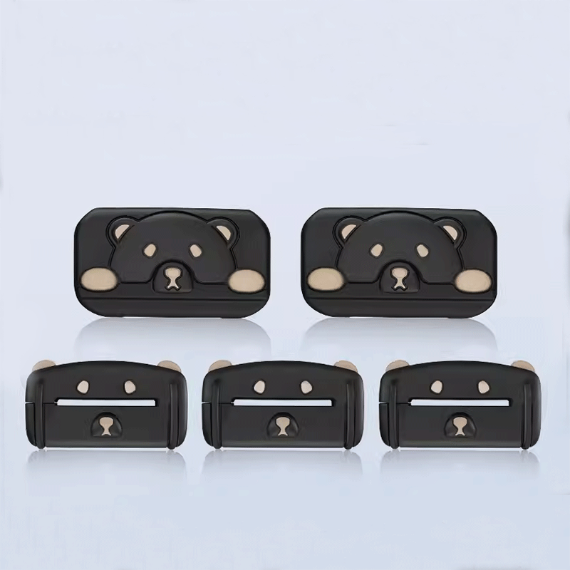 Tesla Model 3/Y Seat Belt Buckle Cover Set of 5, Silicone Anti-Scratch Anti-Rattle