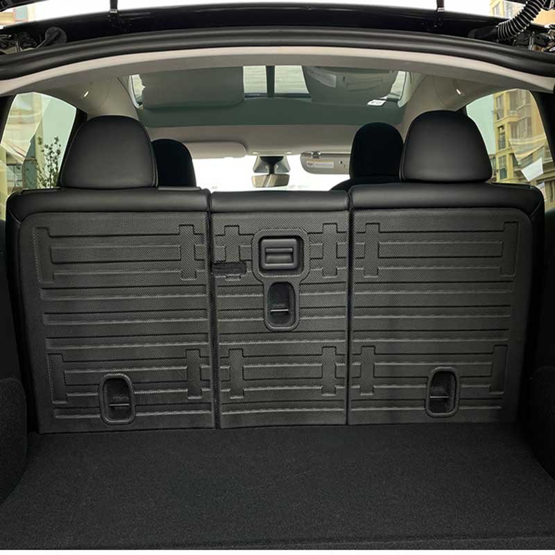Tesla Model Y Seat Back Kick Protection Covers, Set of 3 Rear Guards Against Scuffs