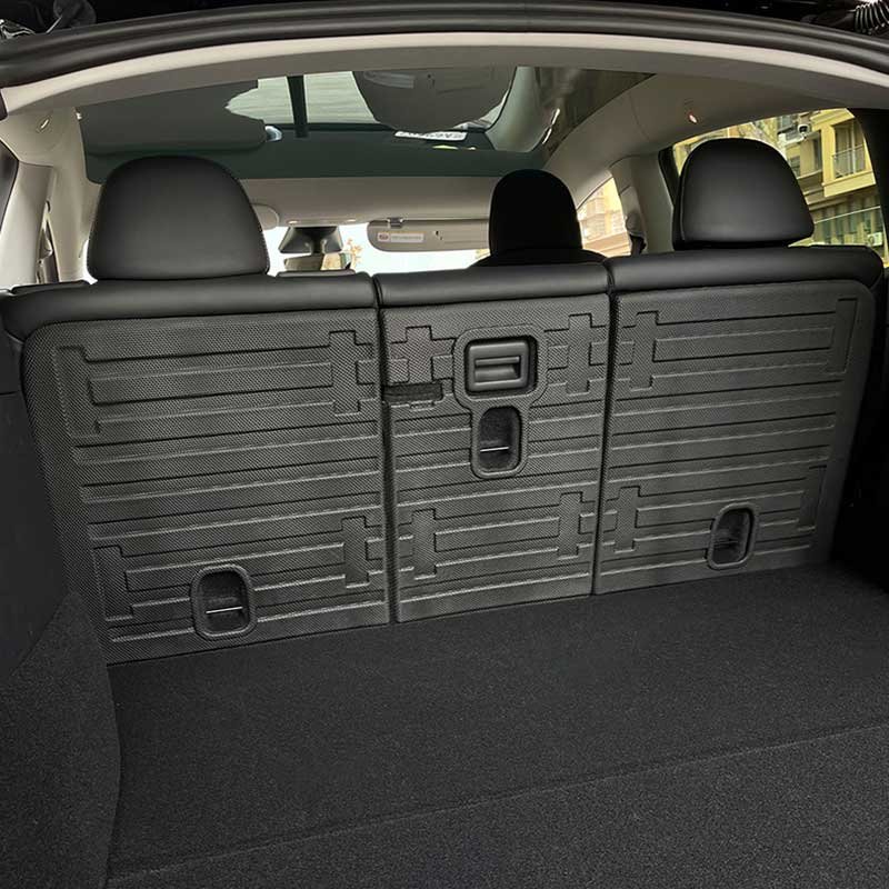 Tesla Model Y Seat Back Kick Protection Covers, Set of 3 Rear Guards Against Scuffs