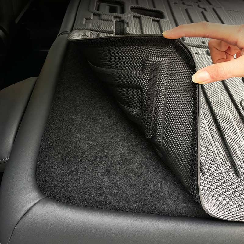 Tesla Model Y Seat Back Kick Protection Covers, Set of 3 Rear Guards Against Scuffs