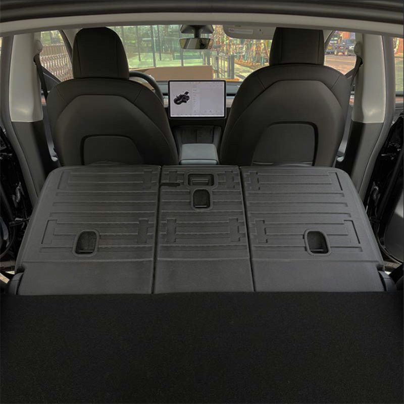 Tesla Model Y Seat Back Kick Protection Covers, Set of 3 Rear Guards Against Scuffs