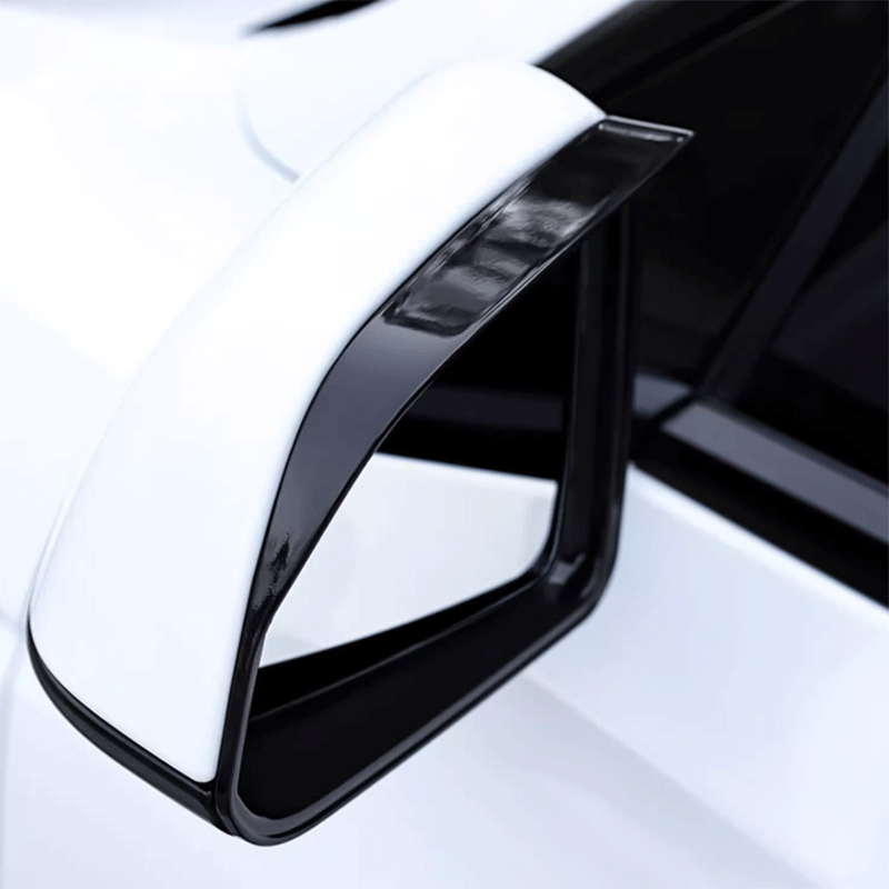 Tesla Model 3/Y Side Mirror Rain Eyebrow Covers, Clearer Wet-Weather Vision (2018-2025, Set of 2)