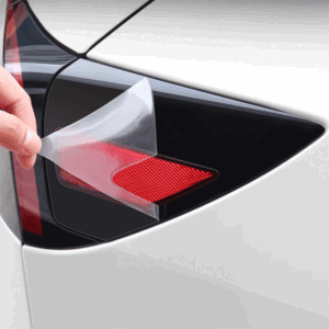 Tesla Model 3/Y Tail Light Charging Port Protective Film, TPU Anti-Scratch (Set of 2)