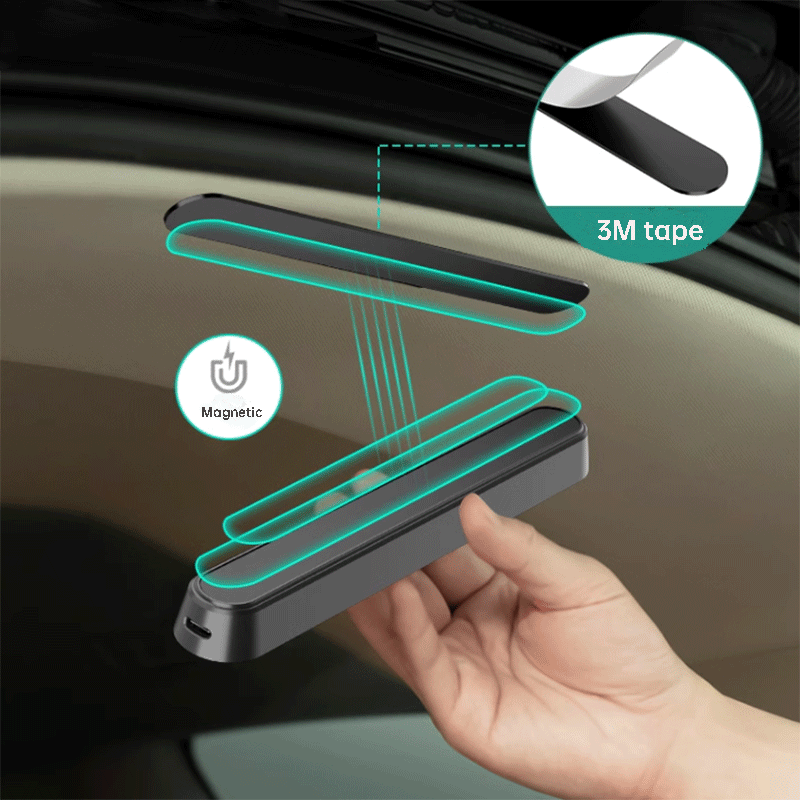 Tesla Model 3/Y/S/X Motion Sensor LED Trunk Light, Rechargeable Magnetic Lamp (Cybertruck)