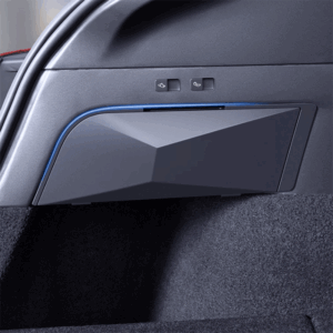 Tesla Model Y Trunk Side Storage Box, Suspended Organizer with Enclosed Compartments (2020-2025)