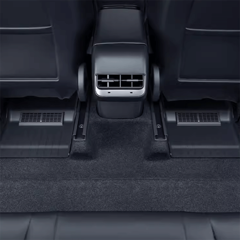 Tesla Model Y Under-Seat Air Vent Protection Covers, Rear Outlet Guards Set of 2 (2021-2025)