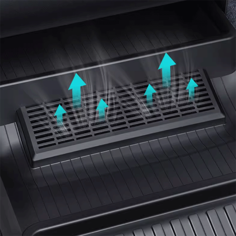 Tesla Model Y Under Seat Air Vent Cover with Storage Box, Set of 2 (2021-2024)