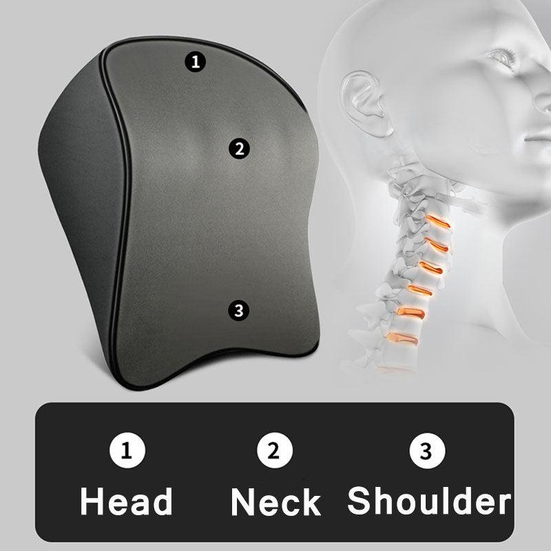 Tesla Model 3/Y/S/X Headrest Neck Pillow, Adjustable Memory Foam Support (Cybertruck)
