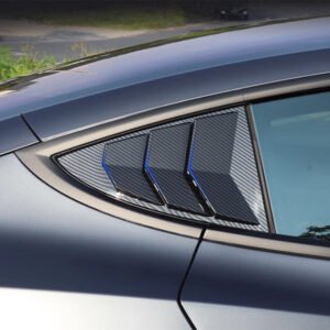 Tesla Model 3 Highland Rear Window Triangle Covers, Anti-Rust Trim Set of 2