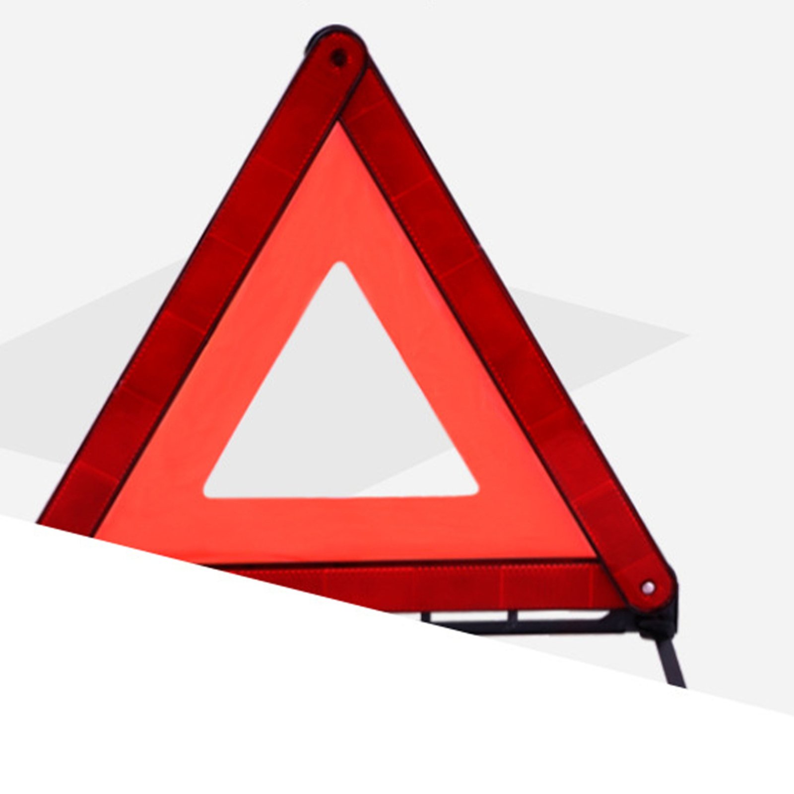 Tesla Reflective Warning Triangle, Foldable Emergency Roadside Safety Sign (Model 3/Y/S/X/Cybertruck)
