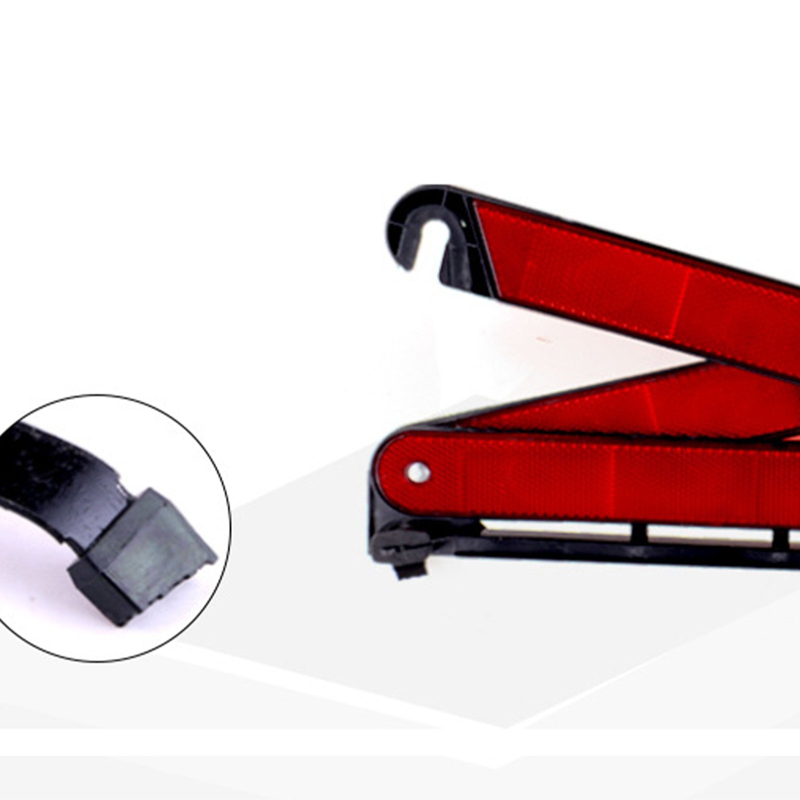 Tesla Reflective Warning Triangle, Foldable Emergency Roadside Safety Sign (Model 3/Y/S/X/Cybertruck)