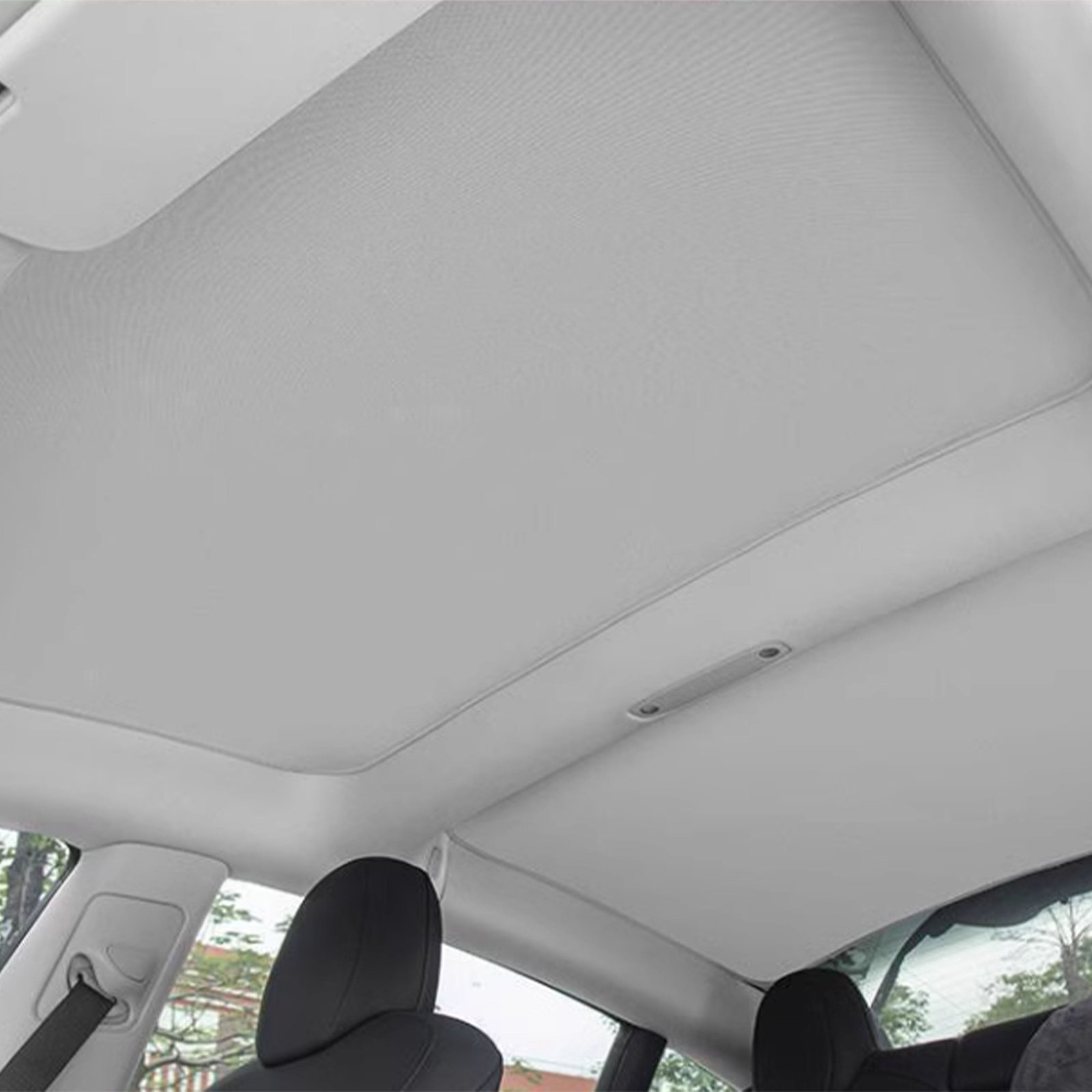 Tesla Model 3 Highland Glass Roof Sunshade, Set of 2, Blocks Heat and UV, No-Tool Install