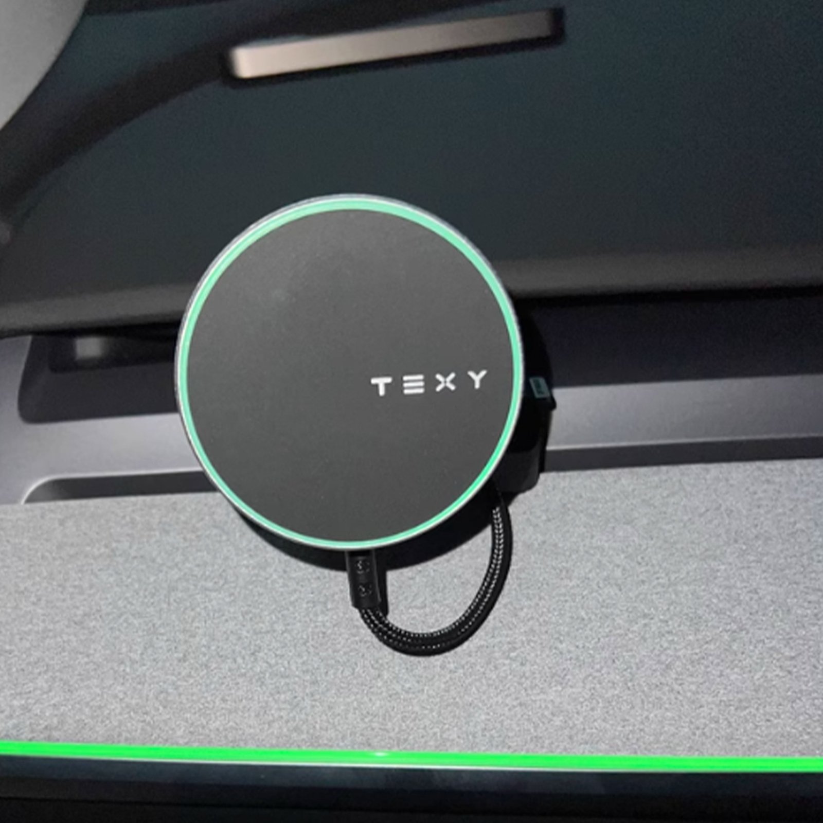 Tesla Model 3/Y Magnetic Wireless Phone Charger, 15W with OBD Fast-Charge Adapter (Model 3 Highland)