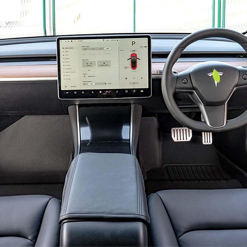 All-Weather Floor Mats for Right-Hand Drive Tesla Model 3 (2017-2023), Custom-Fit Rubber Liners