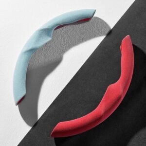 Tesla Model 3 Highland Suede Steering Wheel Cover, Anti-Slip All-Season Grip (2024-2025)