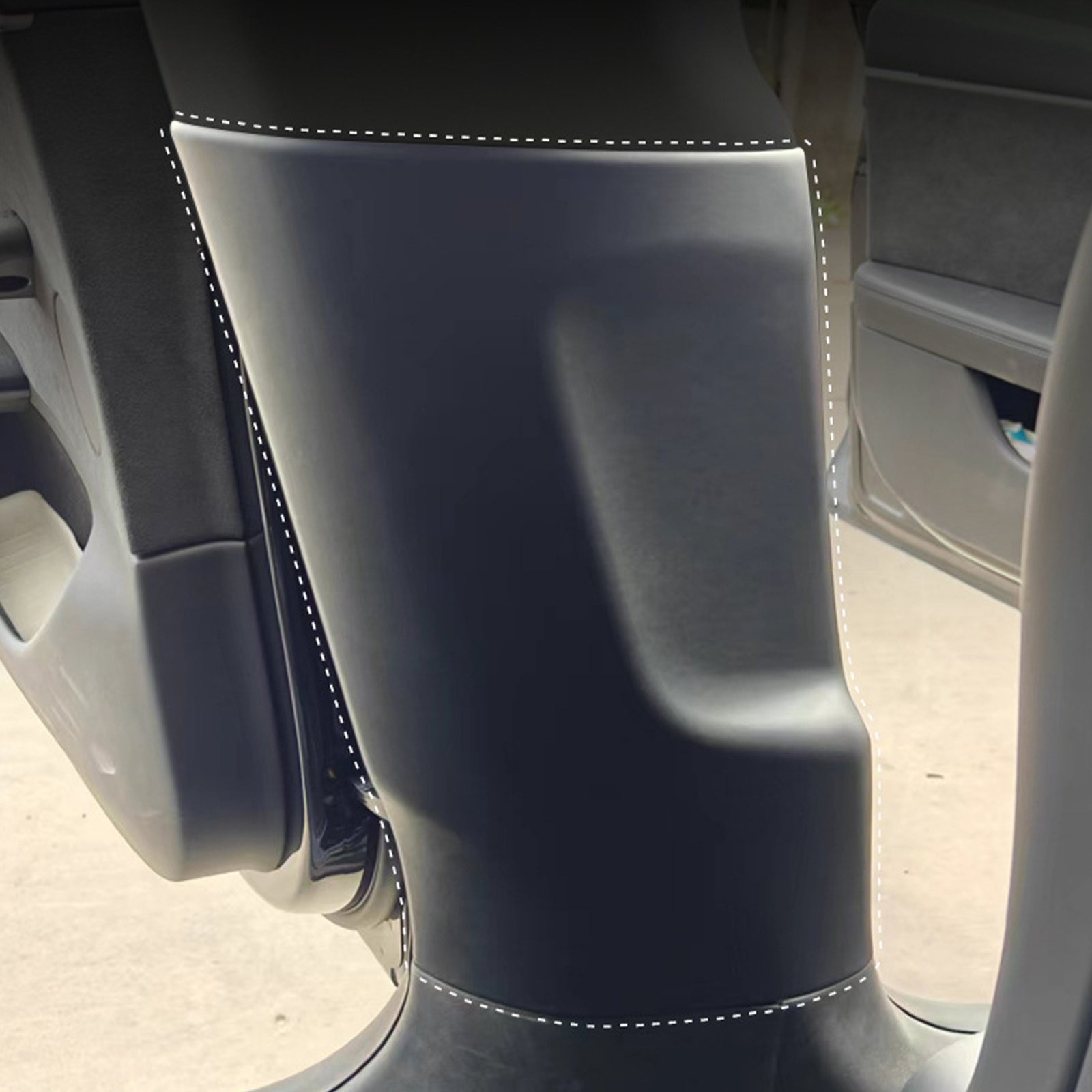 Tesla Model 3 Highland Door Sill Protectors, TPE Scratch Guard Set of 2 (2024-2025)