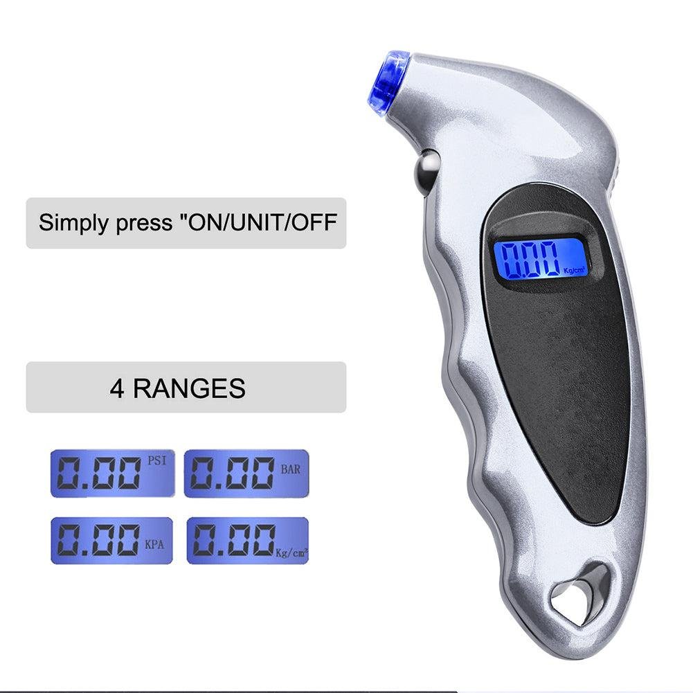 Tesla Tire Pressure Gauge, Digital LCD Handheld Reader for Model 3/Y/S/X/Cybertruck