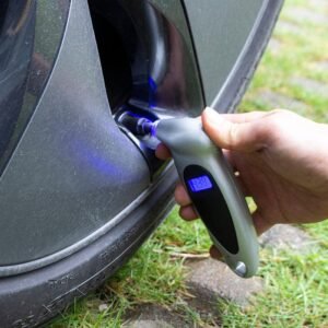 Tesla Tire Pressure Gauge, Digital LCD Handheld Reader for Model 3/Y/S/X/Cybertruck