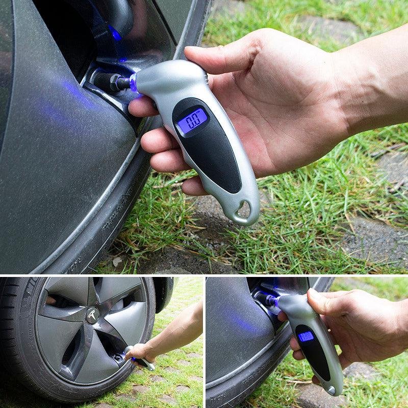 Tesla Tire Pressure Gauge, Digital LCD Handheld Reader for Model 3/Y/S/X/Cybertruck