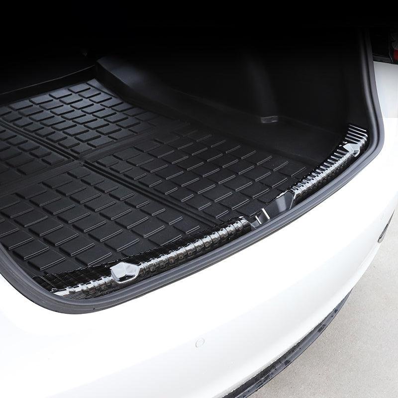 Tesla Model 3 Rear Trunk Bumper Protector, Stainless Steel Scratch Guard (Not Highland)