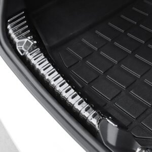 Tesla Model 3 Rear Trunk Bumper Protector, Stainless Steel Scratch Guard (Not Highland)