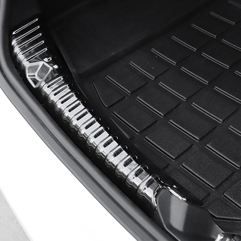 Tesla Model 3 Rear Trunk Bumper Protector, Stainless Steel Scratch Guard (Not Highland)