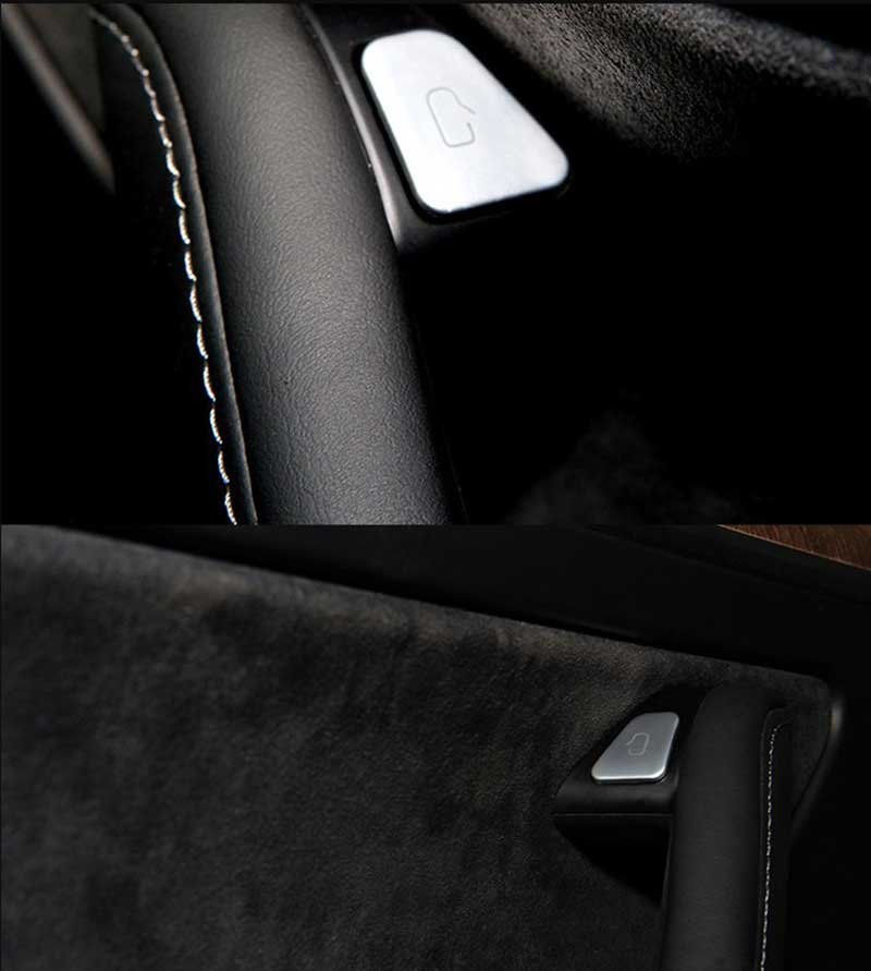 Tesla Model S/X Window Switch Cover Set, 14-Piece Scratch Guard for Door Buttons
