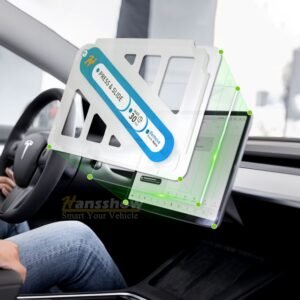 Tesla Model Y L Juniper Screen Protector Kit, Tempered Glass Front & Rear with Alignment Mount