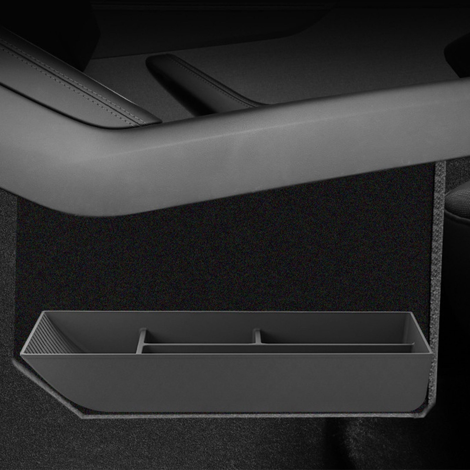 Under-Center Console Storage Organizer for Tesla Model Y Juniper