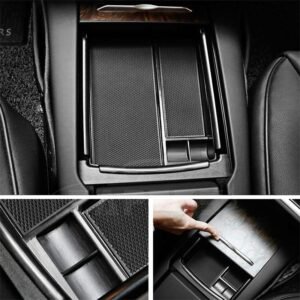Tesla Model X Center Console Organizer Tray, Keeps Keys & Cards in Reach (2016-2021)