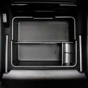 Tesla Model 3/Y Center Console Organizer Tray, Holds Phone Keys Cards (2017-2020)