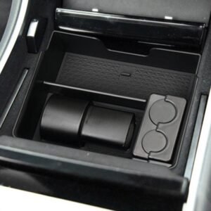 Tesla Model 3 Center Console Organizer Tray with J1772 Adapter, Eyeglass and Coin Slots