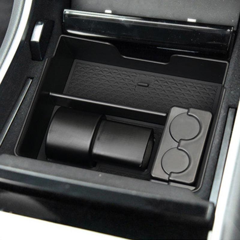 Tesla Model 3 Center Console Organizer Tray with J1772 Adapter, Eyeglass and Coin Slots